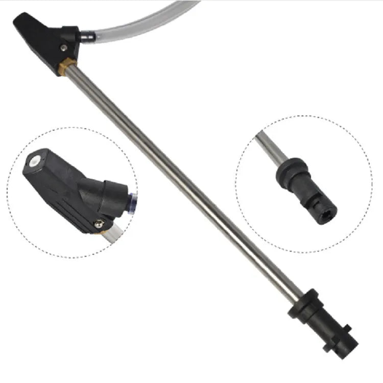 Karcher pressure washer ceramic derusting nozzle with stainless steel handle for rust removal