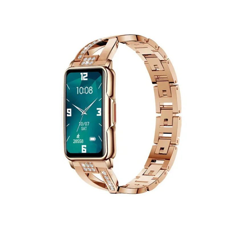 1.47 inch sports smart bracelet Bluetooth watch silicone strap touch button operation multiple colours