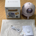 Astronaut-shaped USB desktop humidifier with colourful LED light and 220ml water tank capacity