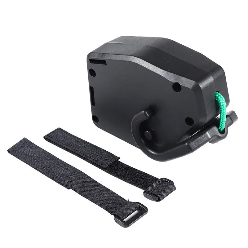 Black plastic/resin bicycle trailer rope traction device for mountain bike child trailers