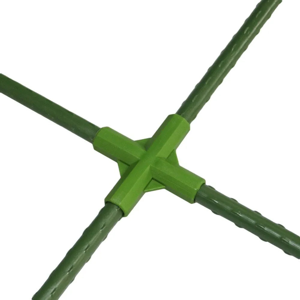 PP plastic three-way four-way plant support connector for 11mm garden stakes