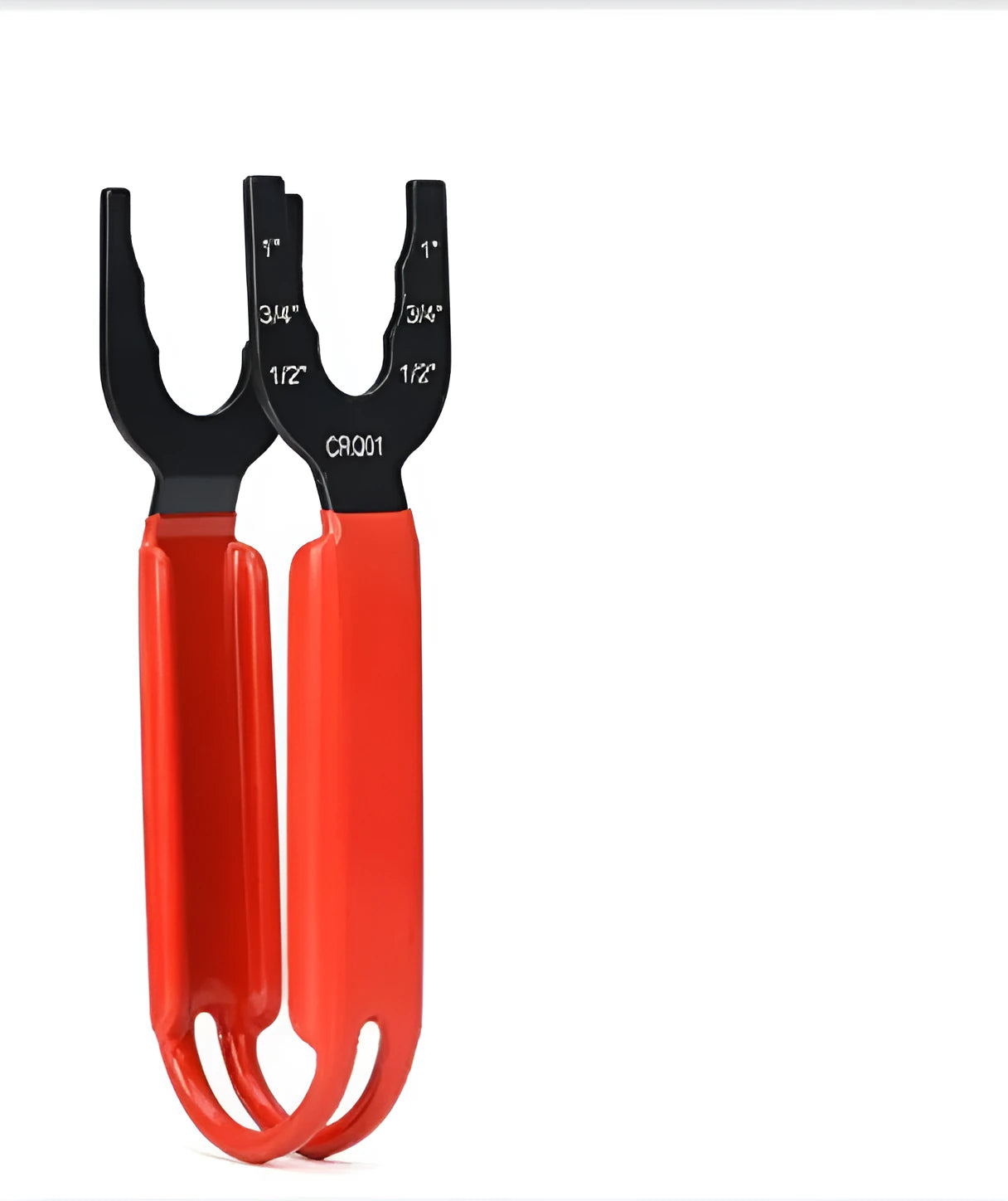Adjustable orange pipe wrench with heavy-duty metal head and slip-resistant handle.