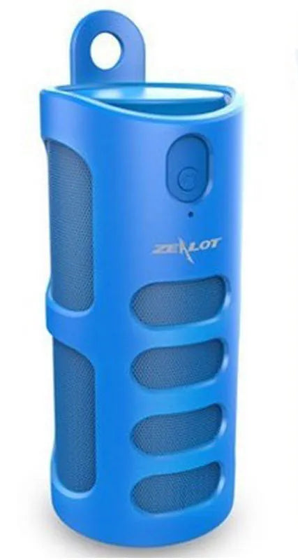 Portable Bluetooth wireless speaker with 4000mAh battery in black, blue or red colours