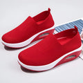 Women's mesh outdoor running shoes with air cushion sole in multiple colour options