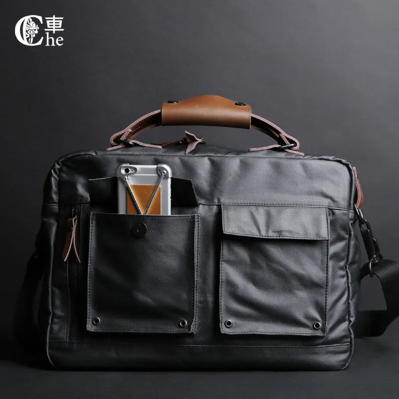 Dpark waterproof nylon laptop bag for 14 or 15 inch Apple MacBook and Lenovo ThinkPad