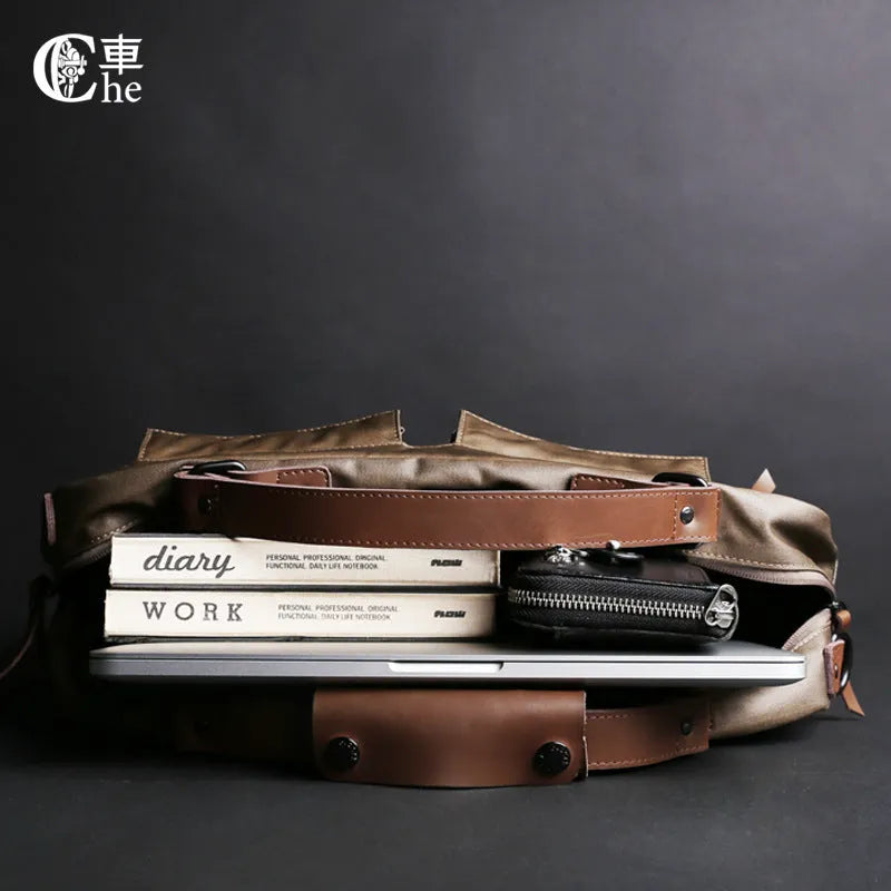 Dpark waterproof nylon laptop bag for 14 or 15 inch Apple MacBook and Lenovo ThinkPad