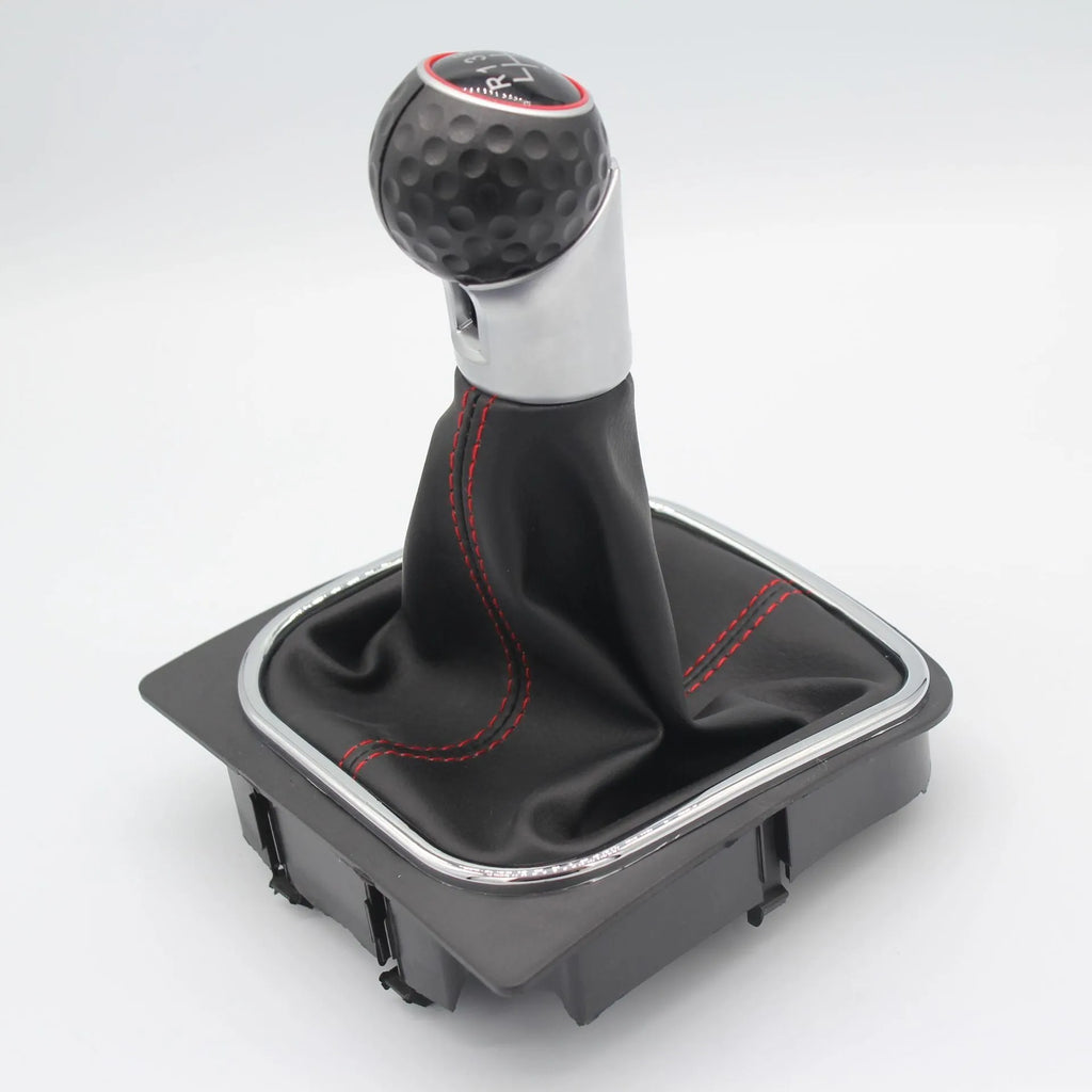 Genuine leather gear shift dust boot for Volkswagen Golf manual transmission with 12mm installation hole