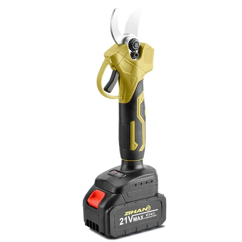 Wireless electric pruning knife with lithium battery and brushless motor for garden branch cutting