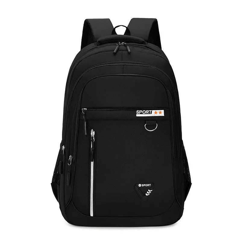 Men's Oxford cloth schoolbag in multiple colours with 20-35 litre capacity and burden reduction system