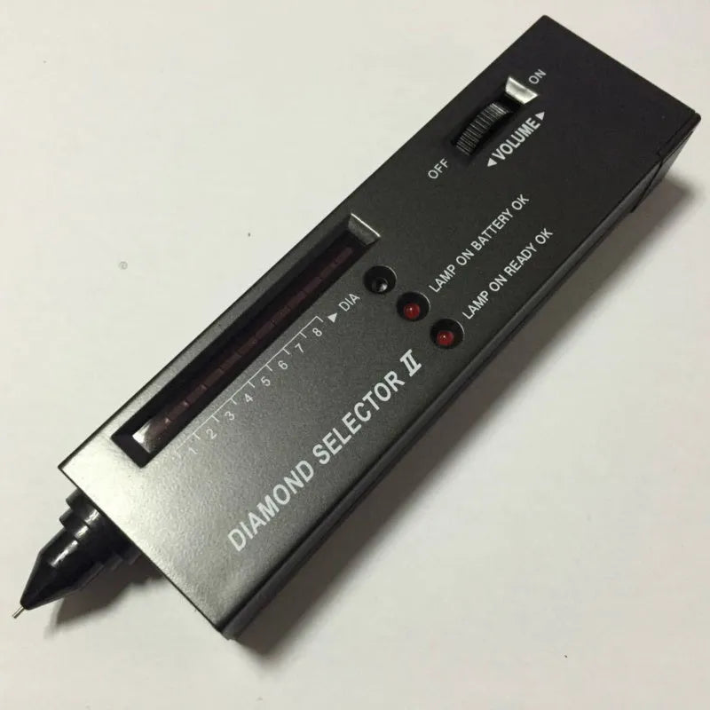 Second generation black diamond thermal conductivity meter with metal probe for gemstone testing