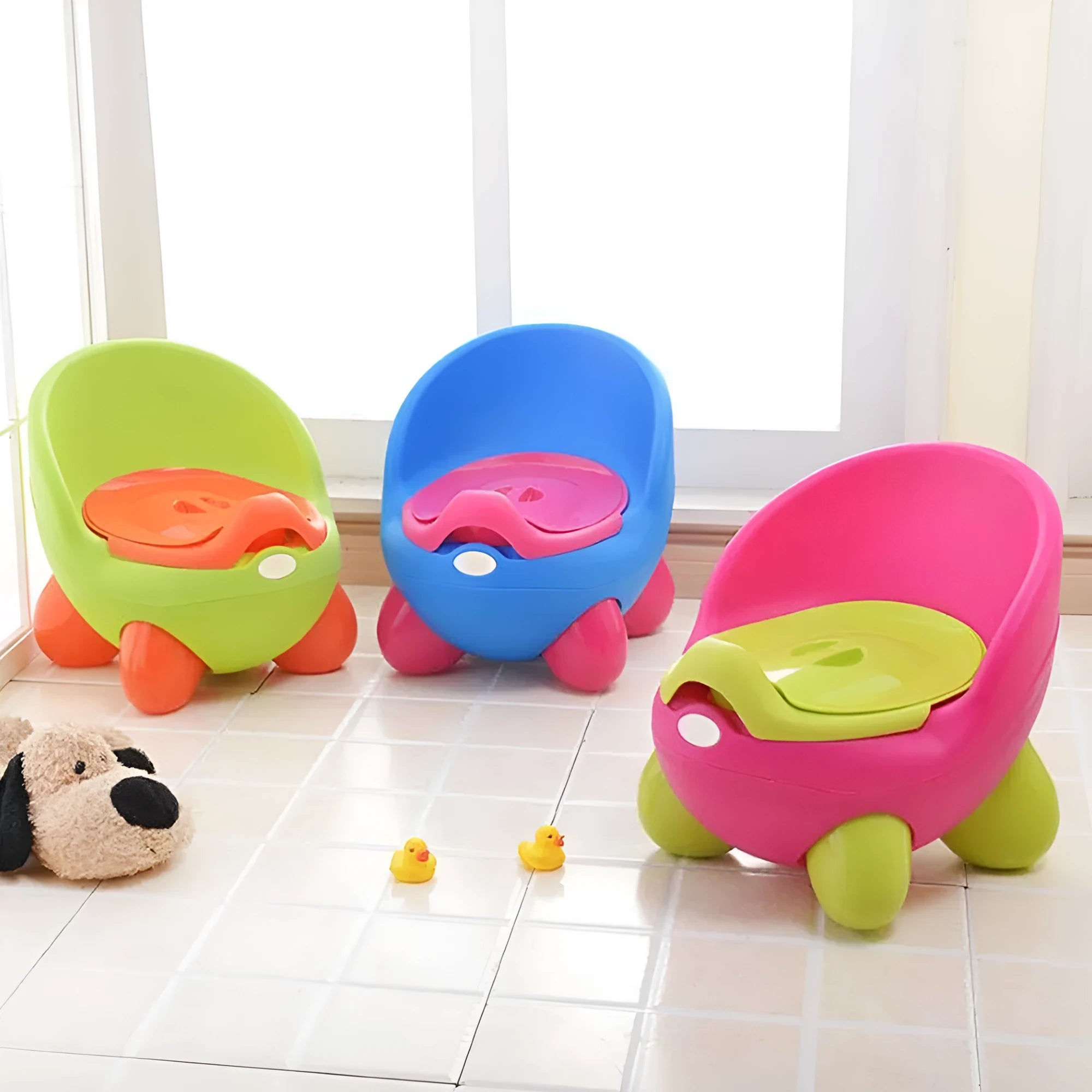 Dandan baby toilet training stool in blue PP plastic for toddler potty use