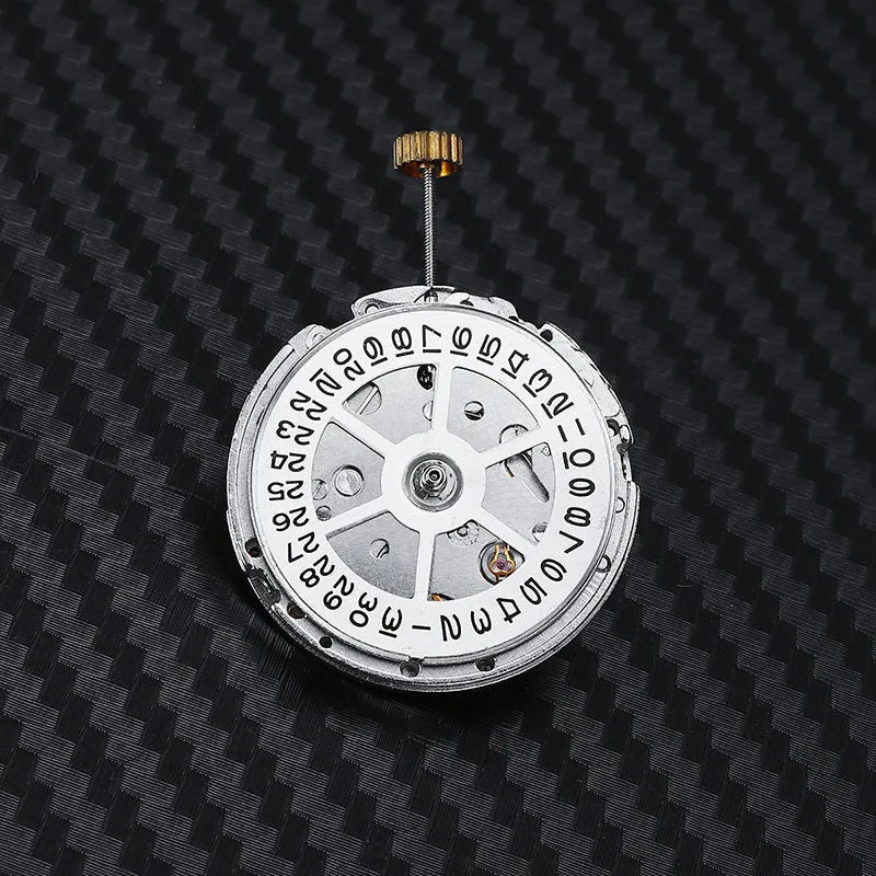 8215 automatic movement replacement in silver stainless steel 25mm diameter