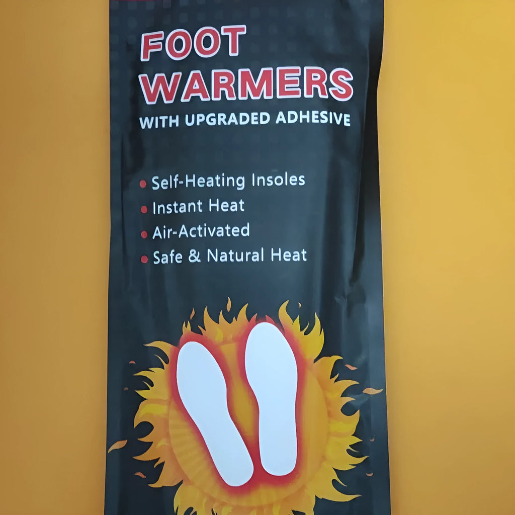 Self-heating foot warmer insoles unisex size women 36 to 39 men 40 to 43 pack of 15 pairs