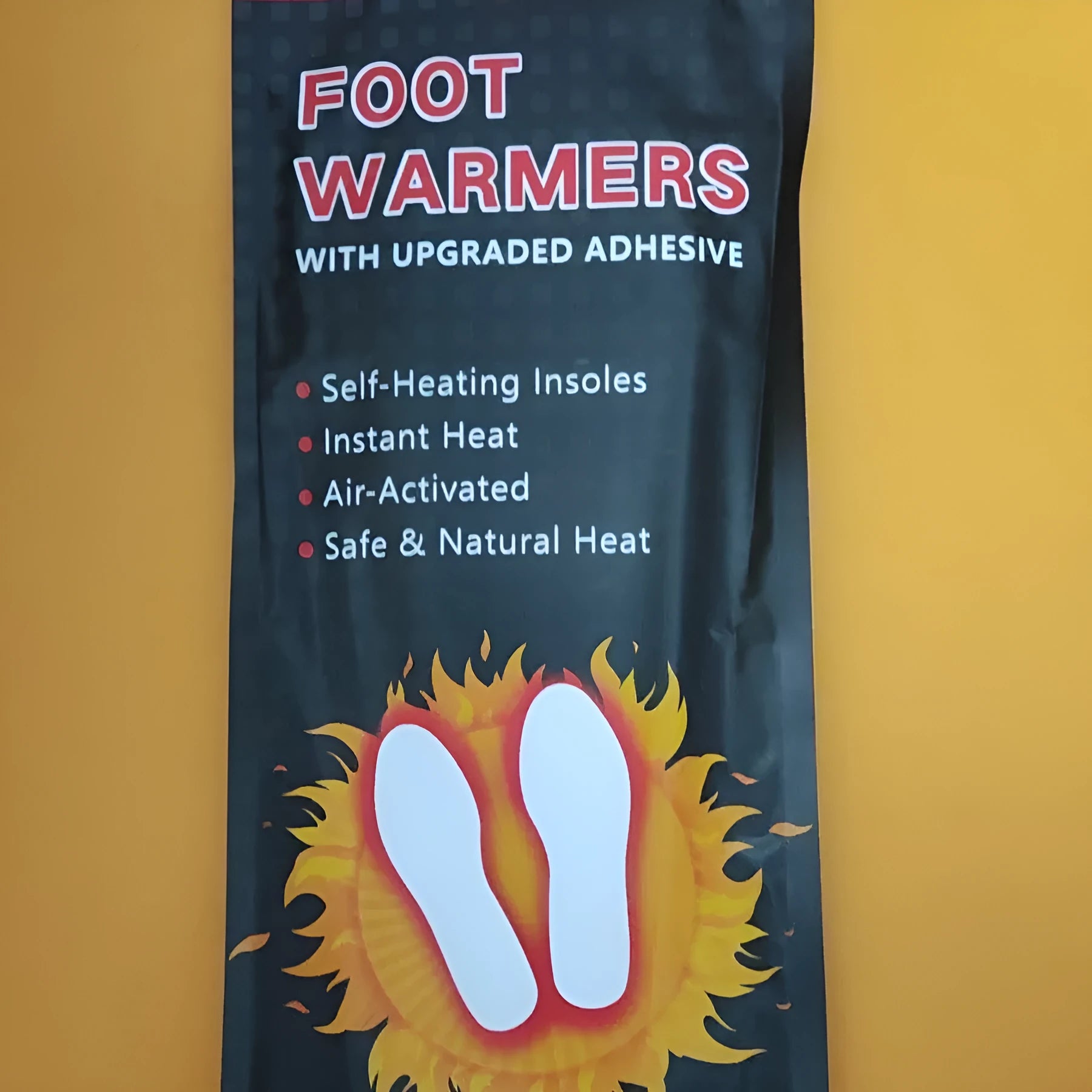 Self-heating foot warmer insoles unisex size women 36 to 39 men 40 to 43 pack of 15 pairs