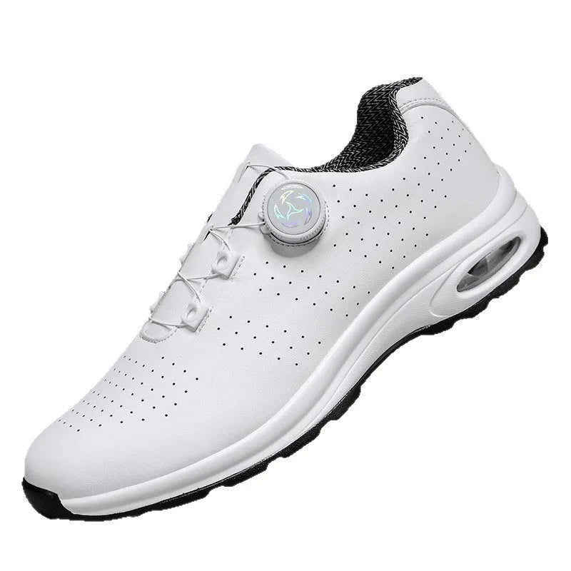 Low top mesh casual shoes with cross shoulder straps and composite sole in black or white