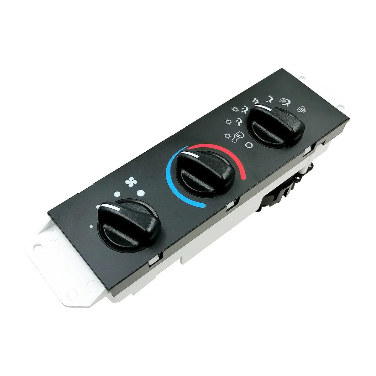 Black Jeep Wrangler air conditioning control panel with OE number 55056558AA