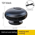 YF-180 black car warm air blower heater with 130cm cable for 12V and 24V vehicle defrosting