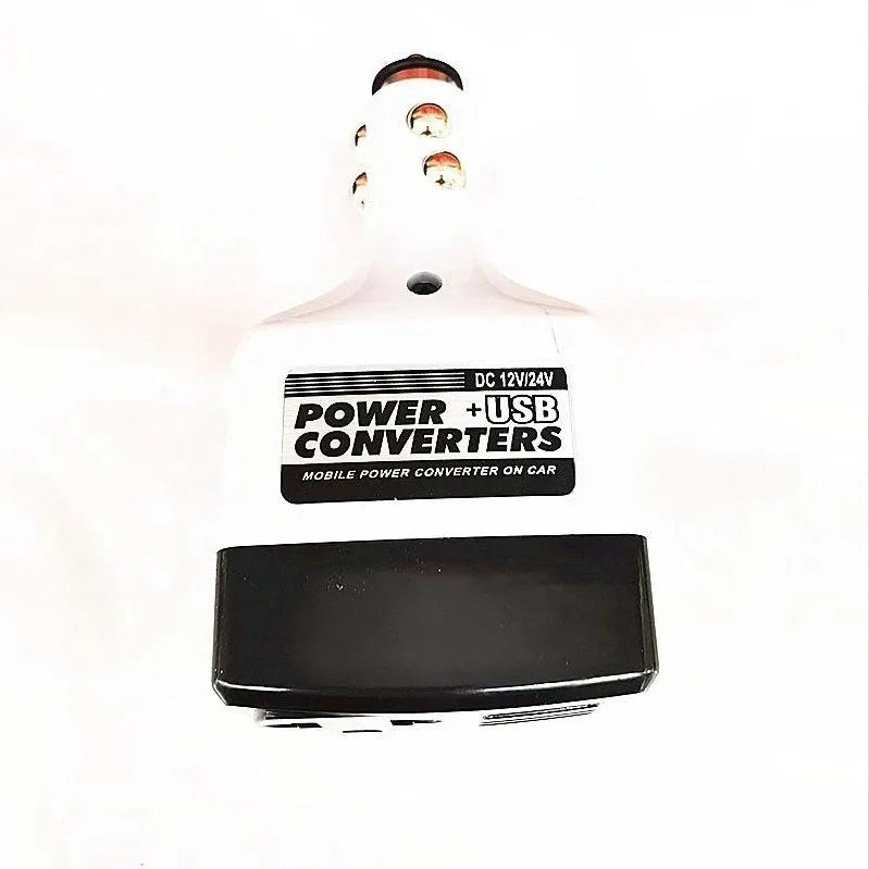 Car power supply transformer charger with USB output for cigarette lighter socket mobile device charging