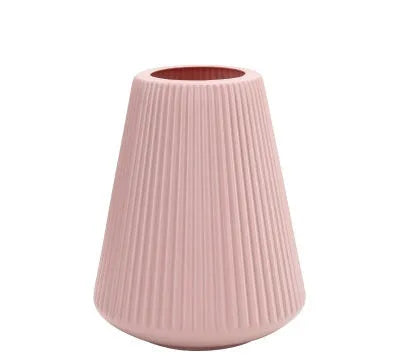 Melamine plastic decorative flower vase in 16x20cm size with colourful options