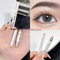Waterproof 2-in-1 eyeshadow pen with six colour options showing camellia milk apricot and ice diamond debris shades
