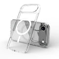 Transparent magnetic shockproof phone case for iPhone 17, 17 Pro, 17 Pro Max, and 17 Air models