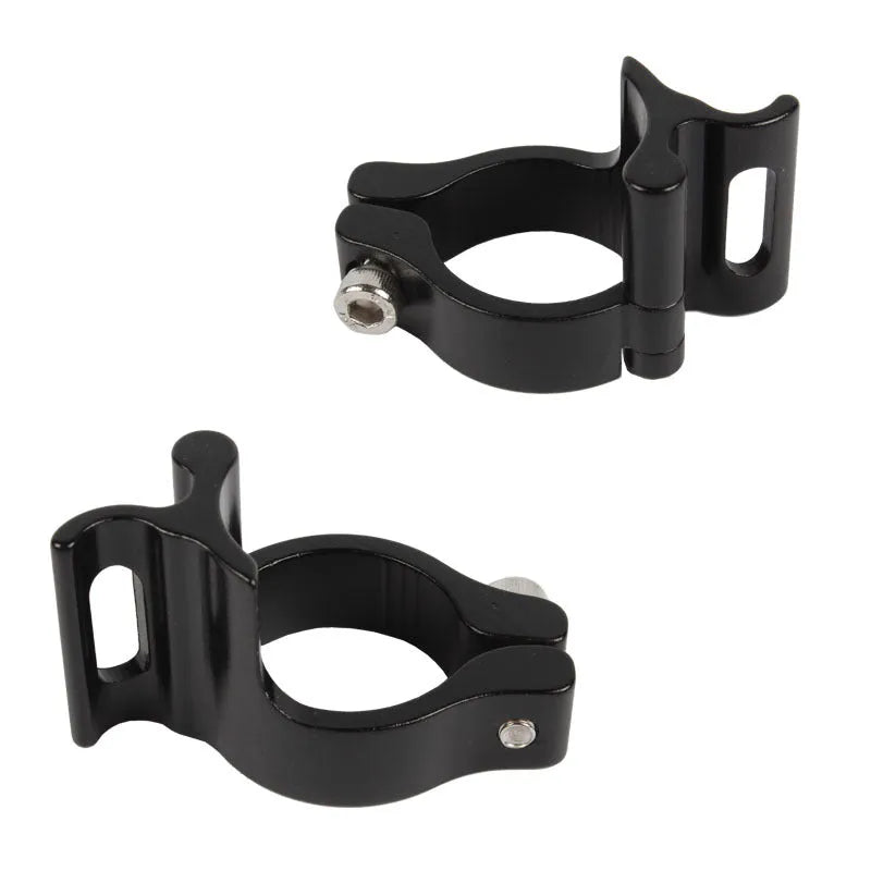 Black aluminium alloy clamp ring with 28.6mm diameter for vehicle cable management