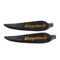 Black glider folding paddle with quick disassembly fittings shown in 12 x 6.5 cm dimensions
