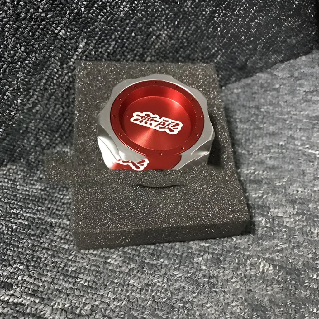 Aluminium alloy oil filter cap for Honda vehicles in six colour options