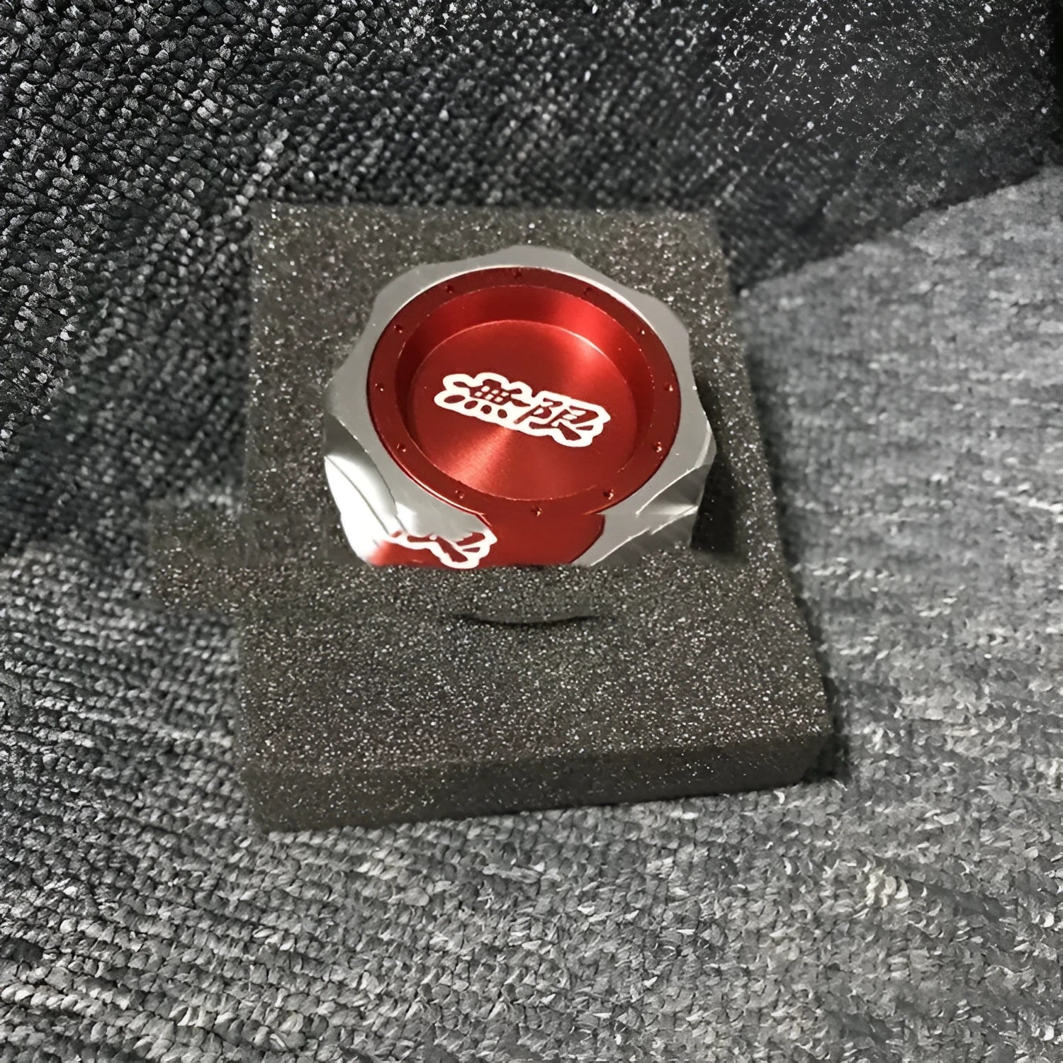 Aluminium alloy oil filter cap for Honda vehicles in six colour options