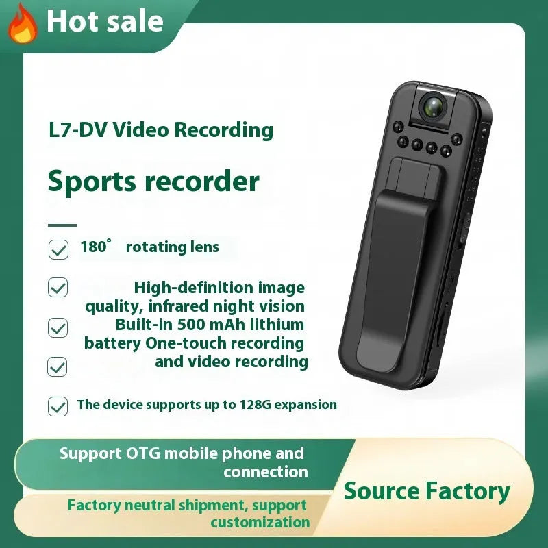 L7 model outdoor security camera with WiFi, HD recording and infrared night vision