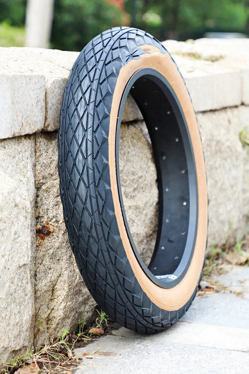 20x4.0 inch brown rubber tyre for electric beach cars and snowmobiles