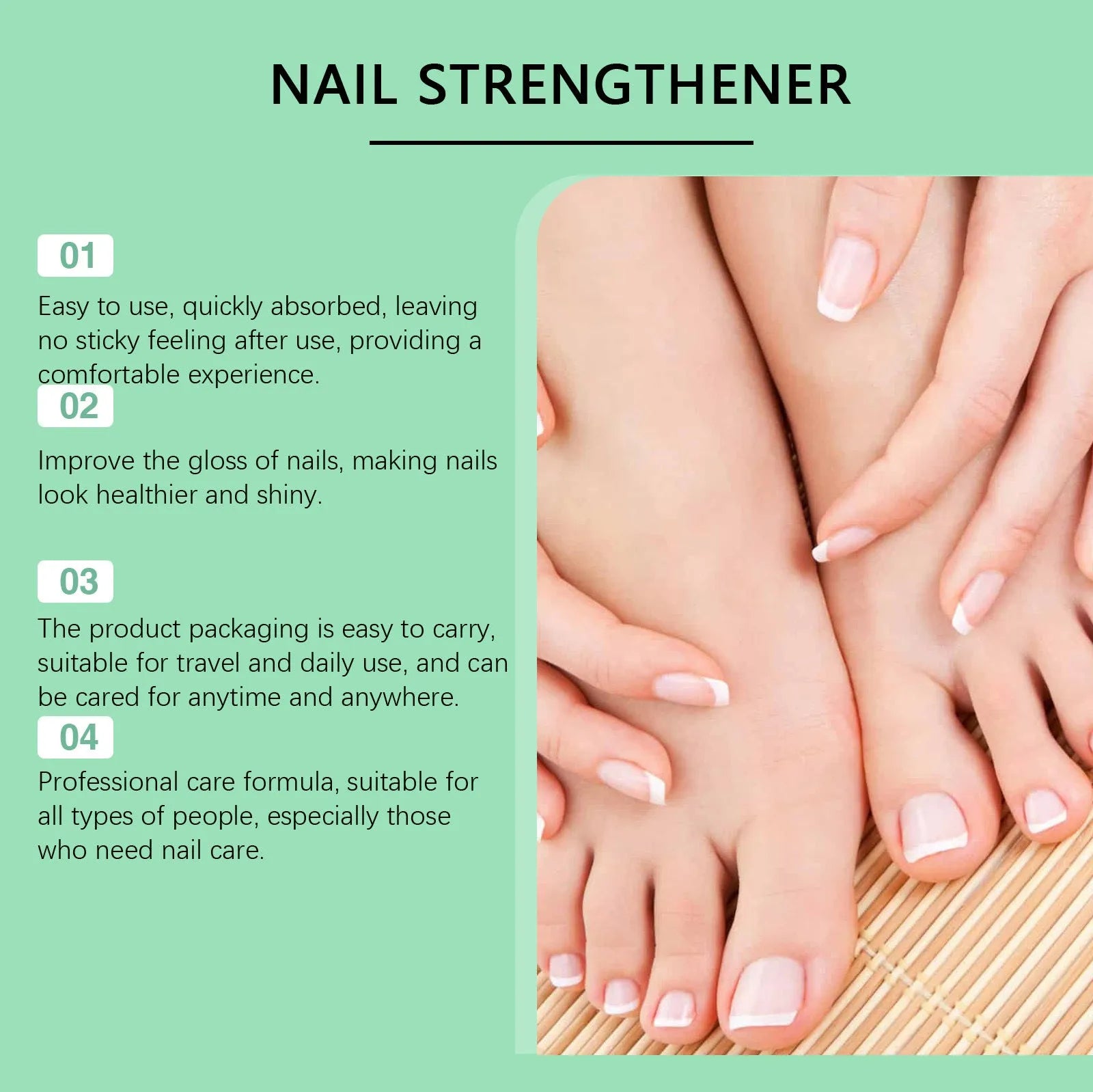 30ml nail care solution bottle with precision applicator brush for gentle daily nail maintenance