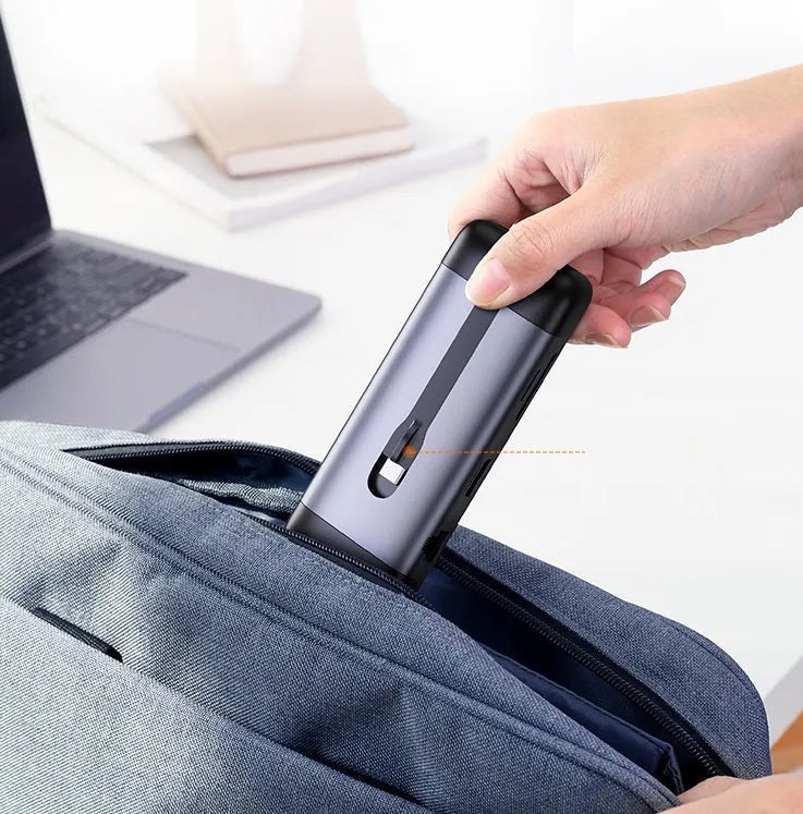 USB-C docking station adapter with HDMI, USB 3.0 ports and charging capability in 5-in-1 or 9-in-1 configurations
