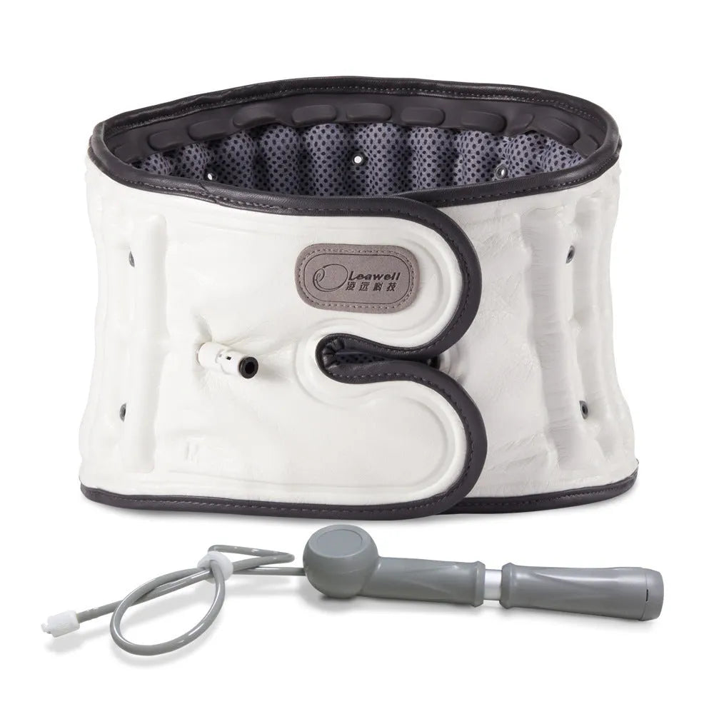 Lumbar disc waist supporter with automatic inflation system in sizes S and M