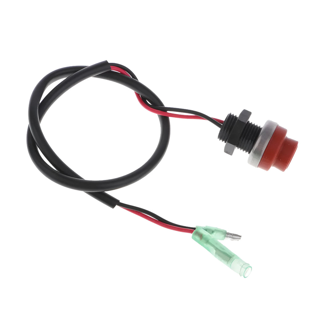 YAMAHA outboard motor kill switch stop cord with plastic body and coiled rope lanyard