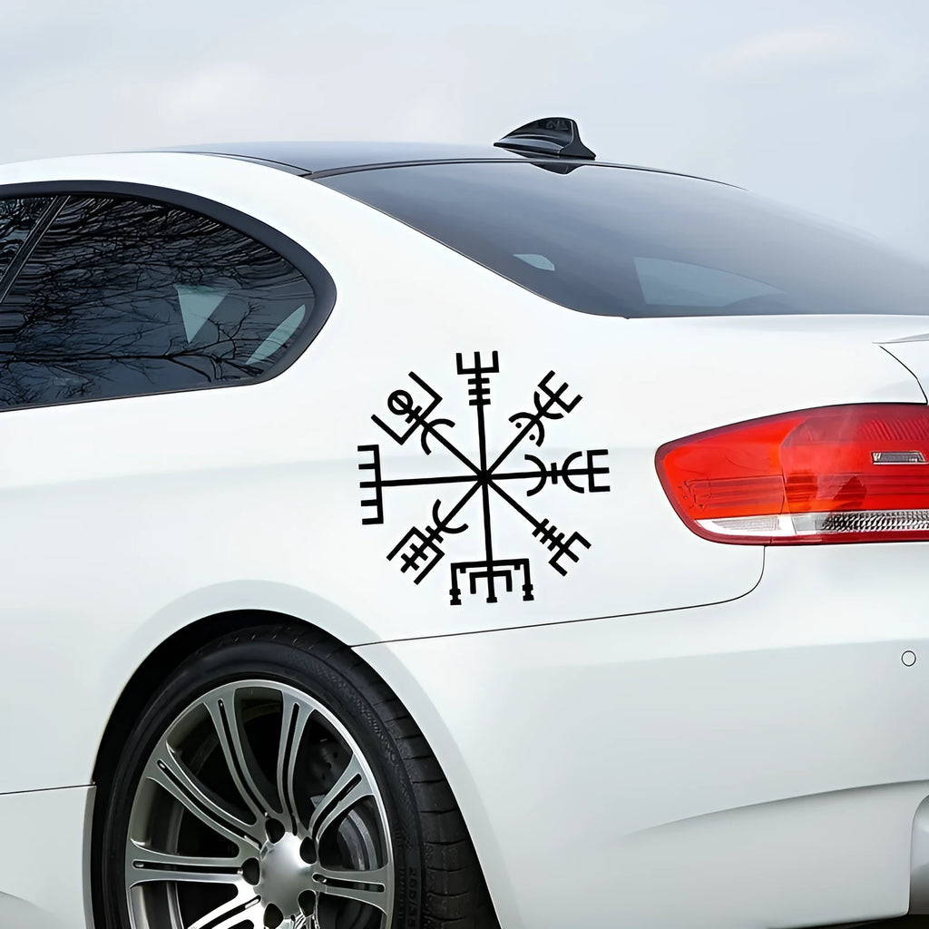 Square 13x13cm car notebook sticker for vehicle body or glass application