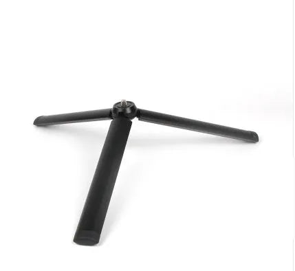 Black aluminium alloy mobile phone tripod stabiliser compatible with iPhones for handheld photography