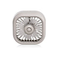 USB car fan with three-speed controls in black colour option showing compact design