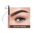 Eyebrow pencil in colour box with six shade options: Auburn, Blonde, Caramel, Dark Brown, Soft Brown, Taupe.