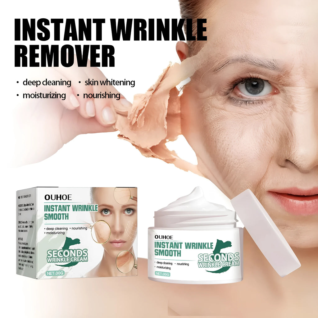 30g jar of anti-ageing anti-wrinkle face cream with hydrating properties