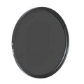ND8 digital camera filter with aviation aluminium frame showing lens thread sizes from 49mm to 82mm.