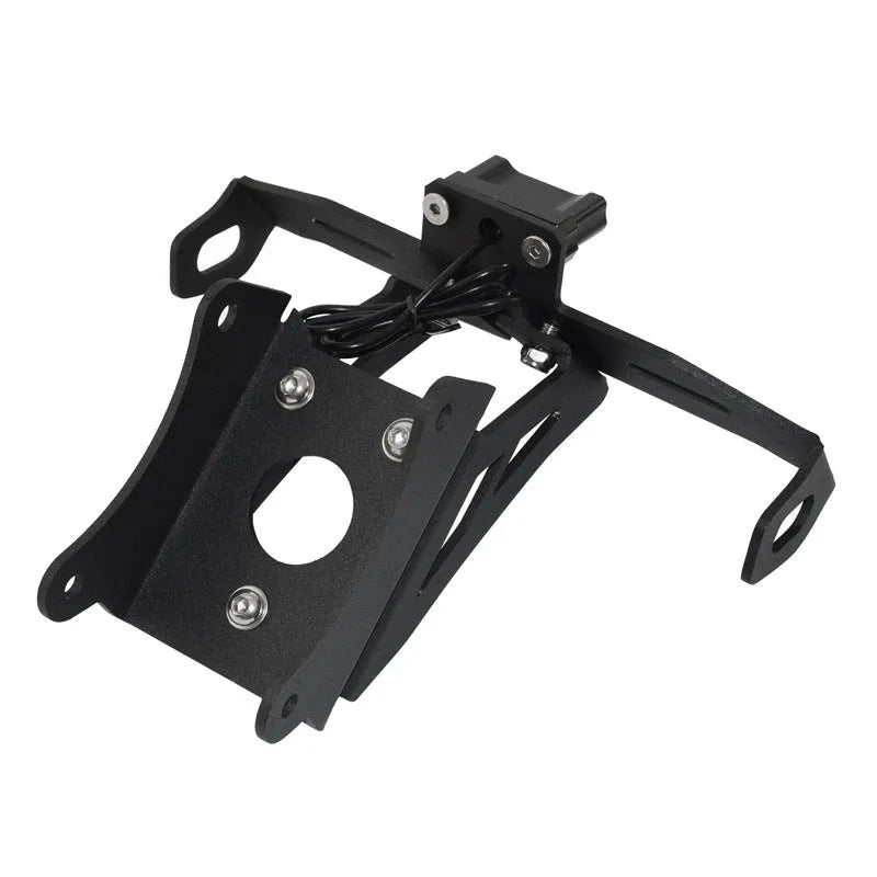 Black aluminium alloy license plate bracket for Honda motorcycles