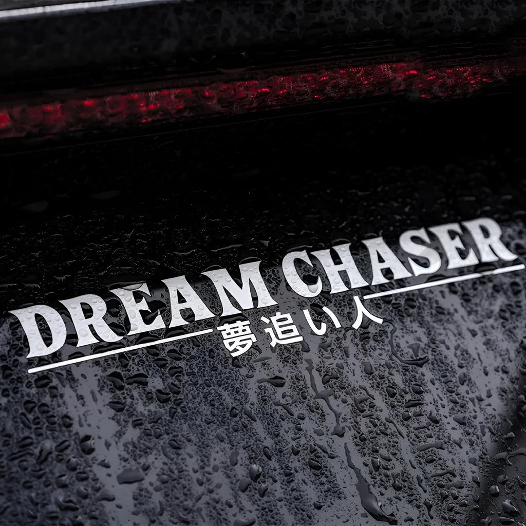 Chinese dream chaser car sticker PET film 40cm by 7cm vehicle decoration