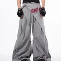 Boy's Korean-style wide-leg summer trousers in solid colours with Asian sizing options