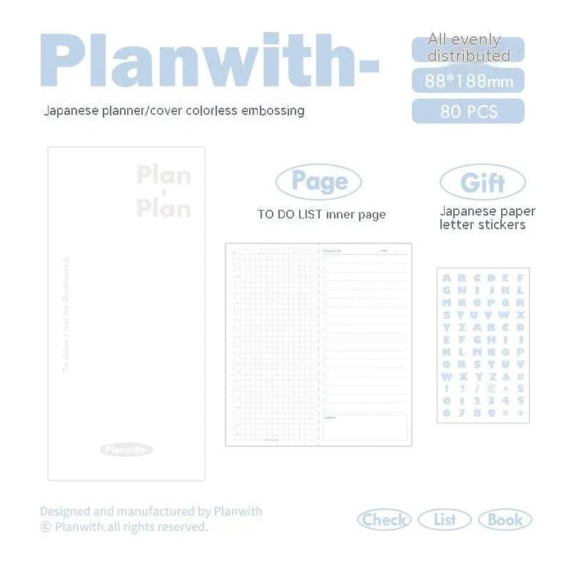 A5 embossed meter notebook showing cover colour options with 80 pages of 100g white cow paper