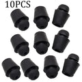 Ten rubber automobile buckle buffer clips for trunk shock absorption in X16 colour