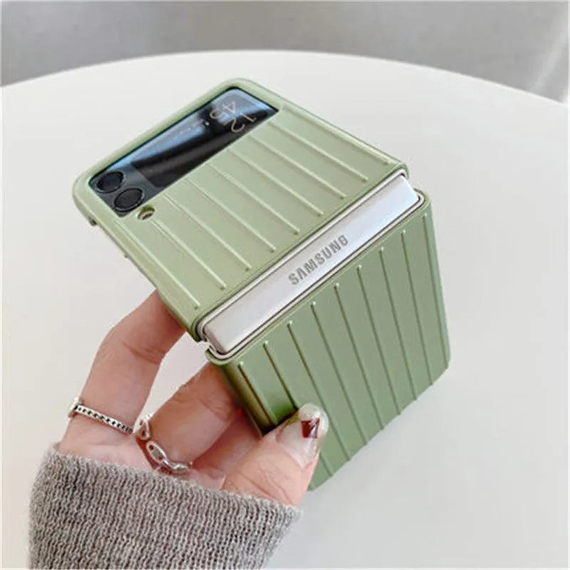 Samsung Z Flip3 ultra-thin flip phone case in seven PC colour options