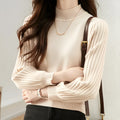 Slim fit half turtleneck shirt in core-spun yarn with spandex, available in white, black, apricot, or blue colours