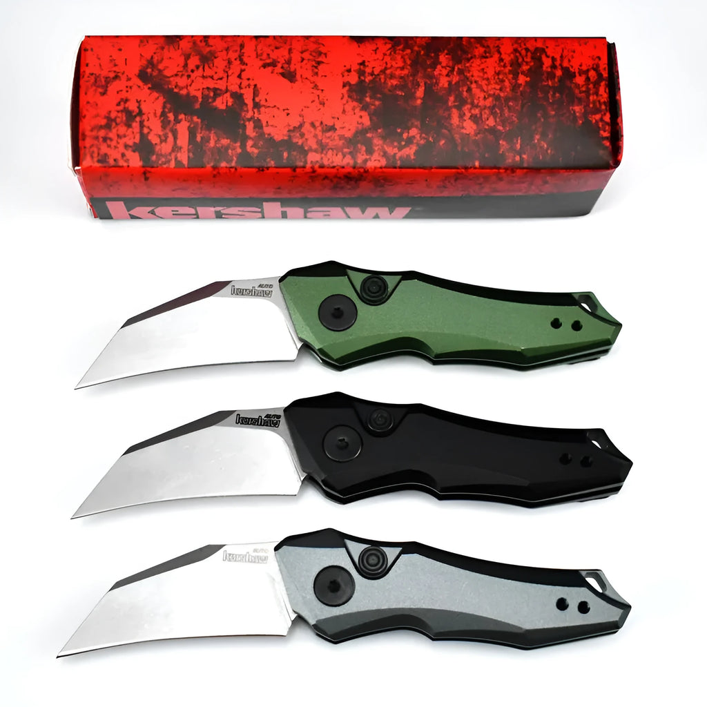 Outdoor portable folding pocket knife in black, grey, or green, showing 150mm length