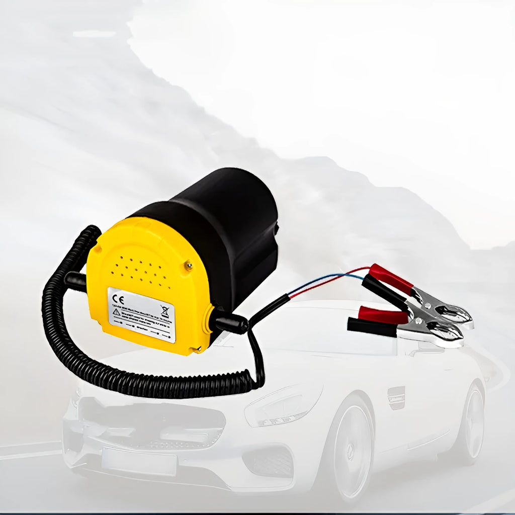 12V electric self-priming oil gear pump with engineering plastic body for fluid transfer